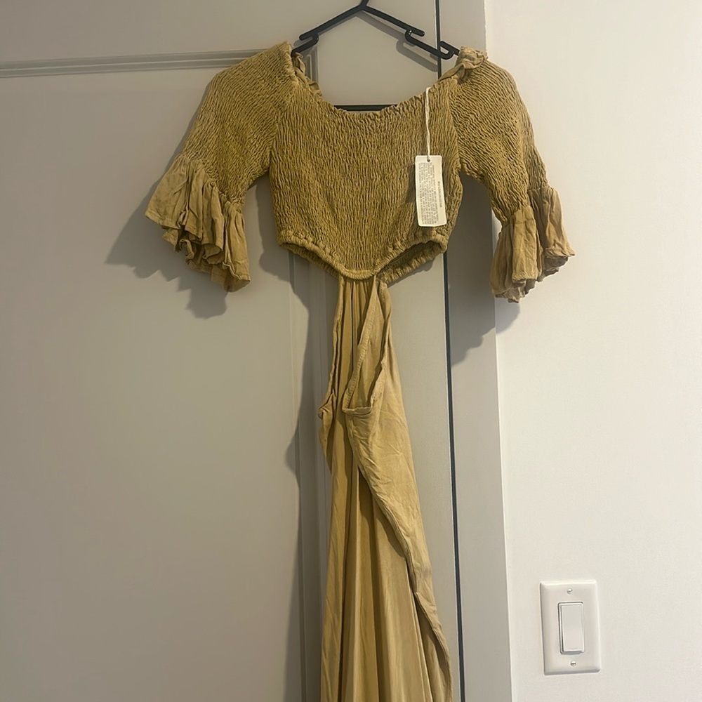 Maxi cut off dress